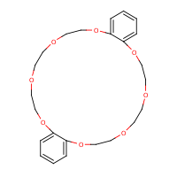 Dibenzo-24-crown-8 formula graphical representation