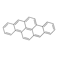 Dibenzo(a,h)pyrene formula graphical representation
