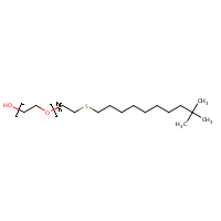 Poly(oxy-1,2-ethanediyl), alpha-(2-(tert-dodecylthio)ethyl)-omega-hydroxy- formula graphical representation