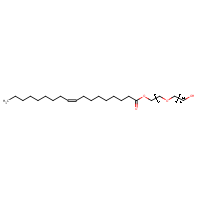 Polyoxyethylene monoleate formula graphical representation