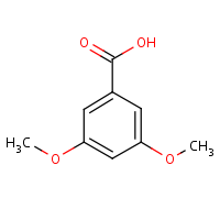 3,5-Dimethoxybenzoic acid formula graphical representation