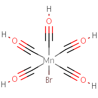 Bromopentacarbonylmanganese formula graphical representation