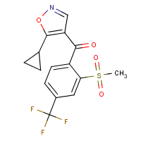 Isoxaflutole formula graphical representation