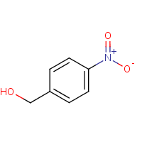 4-Nitrobenzyl alcohol formula graphical representation