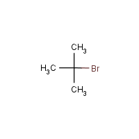 t-Butyl bromide formula graphical representation