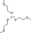 Yttrium trimethoxyethoxide formula graphical representation