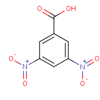 3,5-Dinitrobenzoic acid formula graphical representation