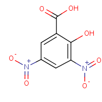 3,5-Dinitrosalicylic acid formula graphical representation