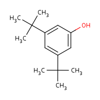 3,5-Di-tert-butylphenol formula graphical representation