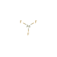 Arsenic trifluoride formula graphical representation