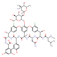 Vancomycin formula graphical representation