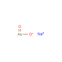 Sodium arsenite formula graphical representation