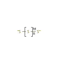 Polysulfide formula graphical representation