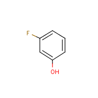 3-Fluorophenol formula graphical representation