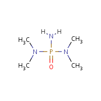 N,N,N',N'-Tetramethylphosphoramide formula graphical representation
