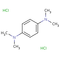 N,N,N',N'-Tetramethyl-p-phenylenediamine dihydrochloride formula graphical representation