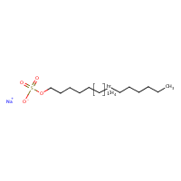 Sulfuric acid, mono-C10-16-alkyl esters, sodium salts formula graphical representation