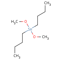 Dibutyltin dimethoxide formula graphical representation