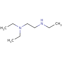 N,N,N'-Triethylethylenediamine formula graphical representation