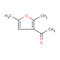 3-Acetyl-2,5-dimethylfuran formula graphical representation