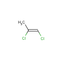 1,2-Dichloropropene formula graphical representation