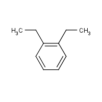 1,2-Diethylbenzene formula graphical representation