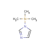 1-(Trimethylsilyl)-1H-imidazole formula graphical representation