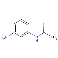 m-Aminoacetanilide formula graphical representation