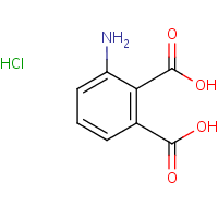 3-Aminophthalic acid hydrochloride formula graphical representation