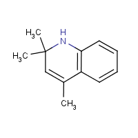 1,2-Dihydro-2,2,4-trimethylquinoline formula graphical representation