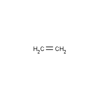 Ethylene formula graphical representation