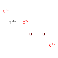 Lithium titanium oxide formula graphical representation