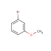3-Bromoanisole formula graphical representation