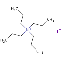 Tetrapropylammonium iodide formula graphical representation