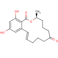 Zearalenone formula graphical representation