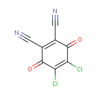 Dichlorodicyanobenzoquinone formula graphical representation