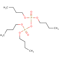 Tetrabutyl pyrophosphate formula graphical representation