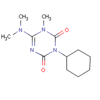 Hexazinone formula graphical representation