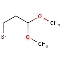 3-Bromo-1,1-dimethoxypropane formula graphical representation