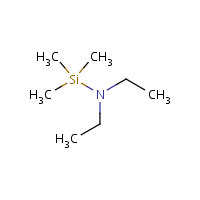 N,N-Diethyl-1,1,1-trimethylsilylamine formula graphical representation