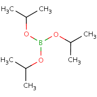 Triisopropyl borate formula graphical representation