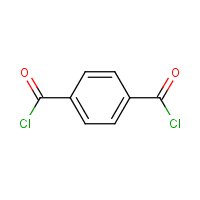 1,4-Benzenedicarbonyl dichloride formula graphical representation