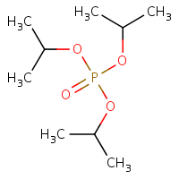 Triisopropyl phosphate formula graphical representation