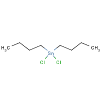 Di-n-butyltin dichloride formula graphical representation