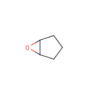 1,2-Epoxycyclopentane formula graphical representation