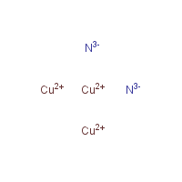 Copper nitride formula graphical representation