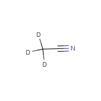 (2H3)Acetonitrile formula graphical representation