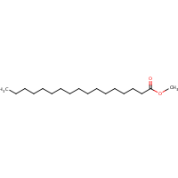 Methyl heptadecanoate formula graphical representation