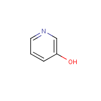 3-Pyridinol formula graphical representation
