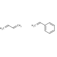 Styrene-butadiene copolymers formula graphical representation